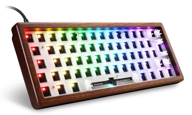 三种配列 SGK50 WOOD PBT 有线机械键盘J9真人游戏第一品牌木质框架